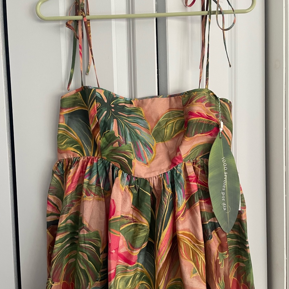 FARM Rio Colorful Leaf Maxi Dress - Picture 10 of 10